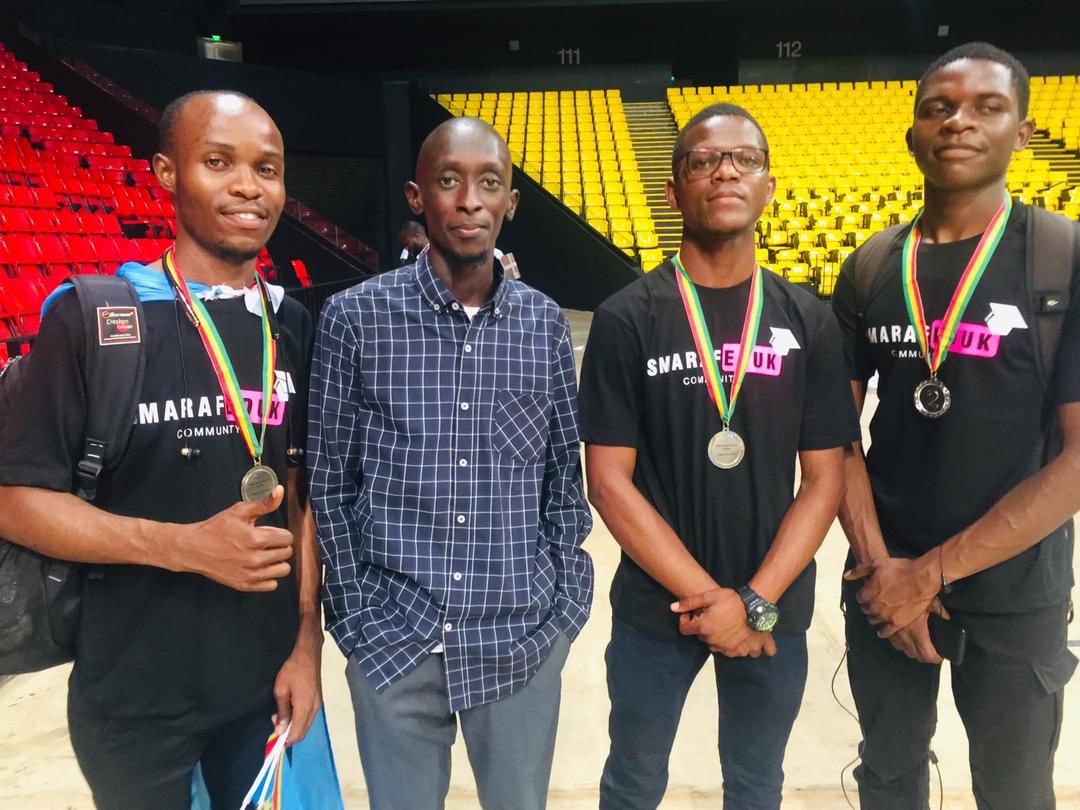 SmarafDRC's tweet photo. La RDC représentée par SMARAF EDUK remporte la deuxième place à la compétition internationale de Robotique dénommée PARC (Panafrican Robotic Competition) dans la Ligue des ingénieurs.

#PARC2022 #RDC #SMARAF_EDUK #ROS
@Presidence_RDC 
@numeriquecd 
@stemdrc 
@ParcRobotics https://t.co/7zXOeBnI6g