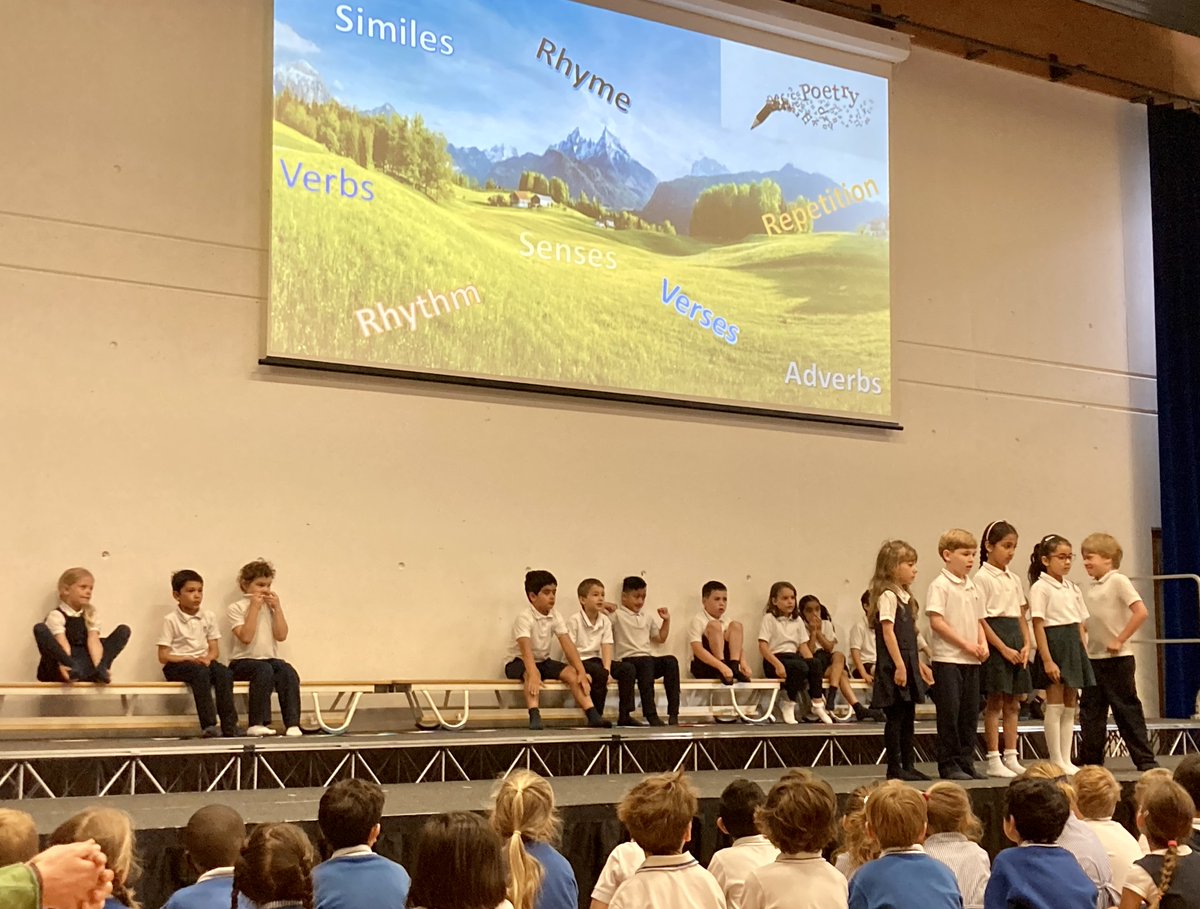 BSNJSV's tweet photo. A very entertaining start to the day with 2SG's class assembly this morning with singing, science experiments, poetry and even a fashion/art show to finish! Great job 2SG #JSVYear2 https://t.co/oYbIPkInJE