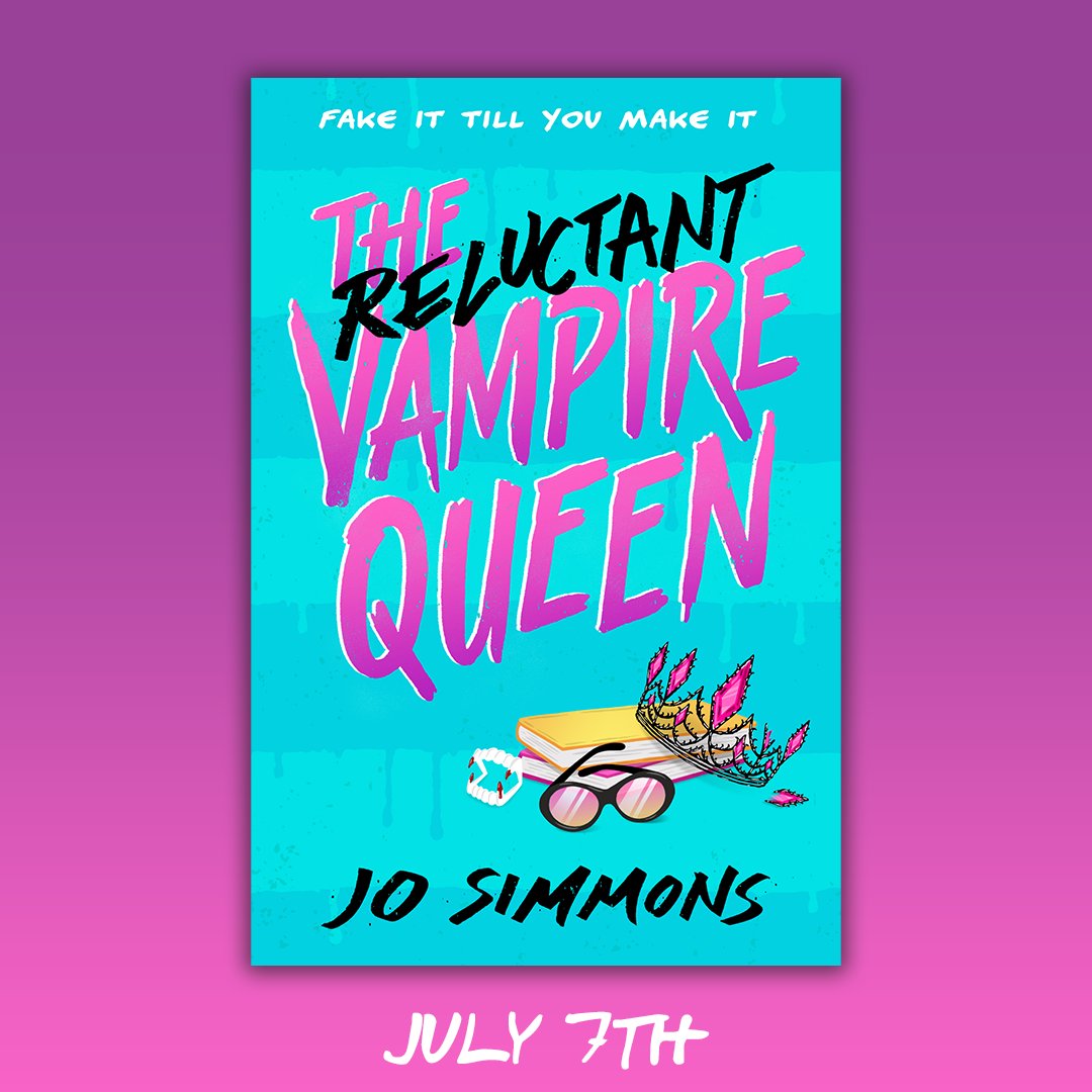 The Reluctant Vampire Queen <a href="/HotKeyBooksTeen/">Hot Key Teen IS NOW @HOTKEYBOOKS</a> is out TODAY! Contains:

Vampires🧛‍♂️
Coming of age angst
Mini Battenbergs 🧁(there really should be an emoji for this)
Friendships
Feminism
Fangs