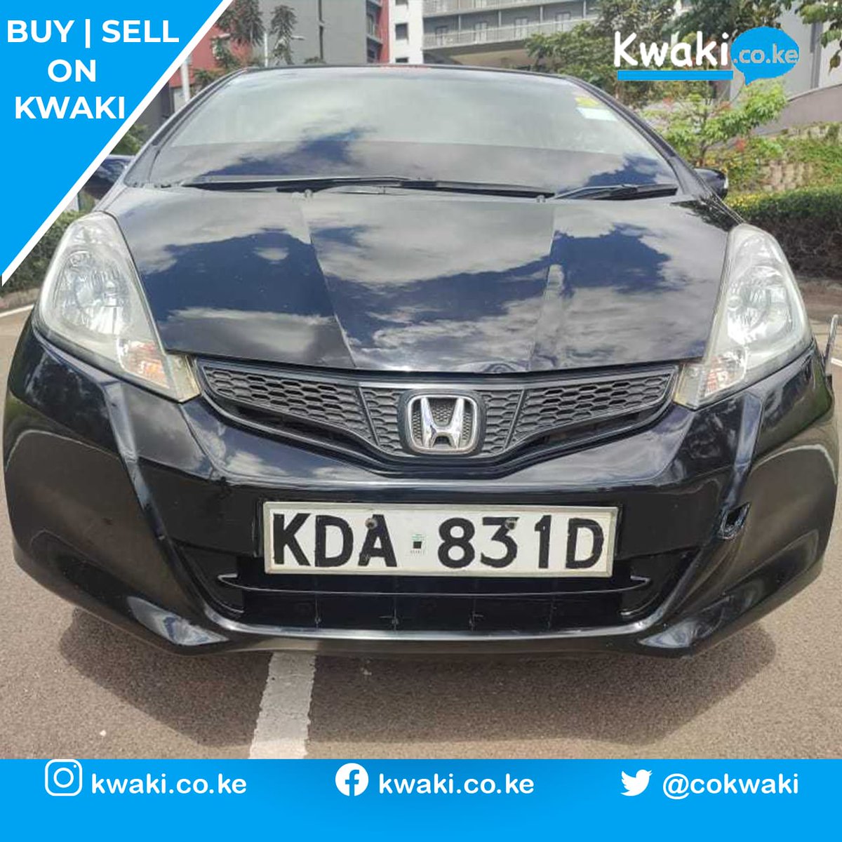 CoKwaki's tweet photo. Honda fit 2013
1300cc
No accidents
Price 745000
[Trending:#kwaki Uganda. Panic. #JKLive Kiswahili. Jennifer #44PercentStrong Junet #DeathToHelb ] https://t.co/5NyRWnt4kO