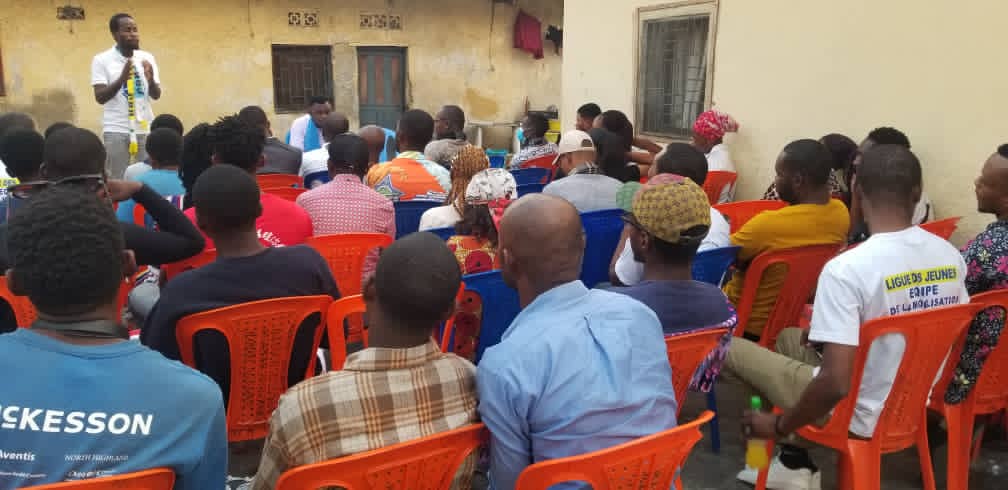 KanyindaPat's tweet photo. La #JCRD, force mobilisatrice d l'hon. pdt @CMbosoNkodia et du pdt de la rép @fatshi13 ! Hier, la #JCRD Ngiri-ngiri a vibrée au rythme de la dynamique des élections de 2023, pr la réélection de Fatshi béton Munkwatombolo !
Bravo aux cmrds @BabundaExcellen, @YKapuba et Mt Boris ! https://t.co/R0j3HxKP9V