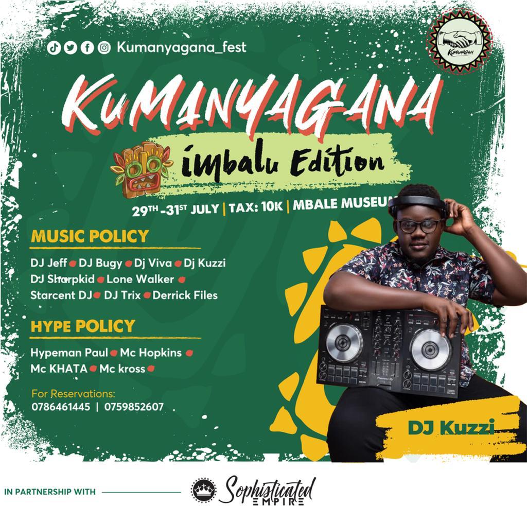SirLoope's tweet photo. #Kumanyagaa #MbaluEdition coming to #Mbale as on #29th - #31st July with great mixes from #DjBugy, @derrickfiles, @starcentdj &amp; many more...
Don't Miss, Be There. https://t.co/YAr0NXcLAH