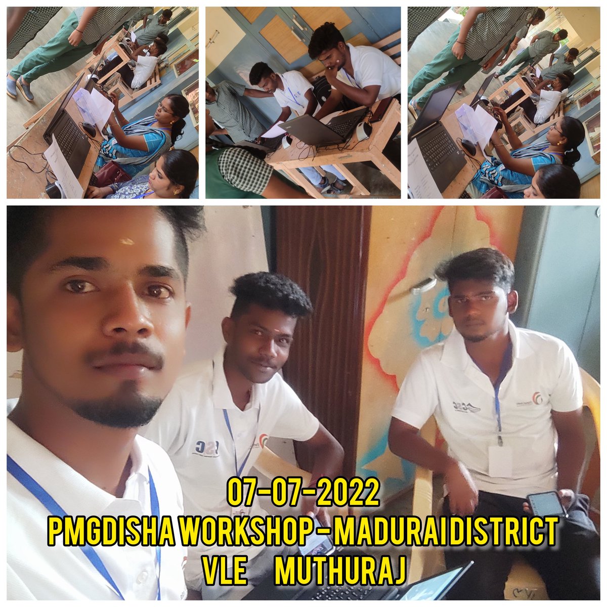 ma_madurai's tweet photo. Madurai District VLE MUTHURAJ @ma_madurai PMGDISHA WORKSHOP @cscmaduraii @_DigitalIndia @csc_south @dintya15 @PMGDISHA @PMGDISHAnimesh @CSCeStore @academy_csc digital literacy course #digitalliteracycourse https://t.co/yCRcBiM06Z