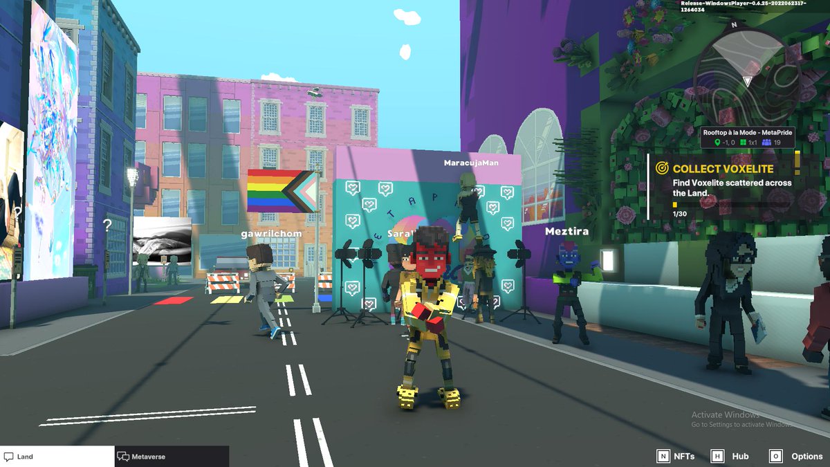 Madison2b9's tweet photo. @TheSandboxGame @METAPRIDELAND I just participated in the #BelongingWeek contest for a chance to win a Progress Flag NFT! Check out my screenshot below!
👇 https://t.co/j1ZkyC3gCq