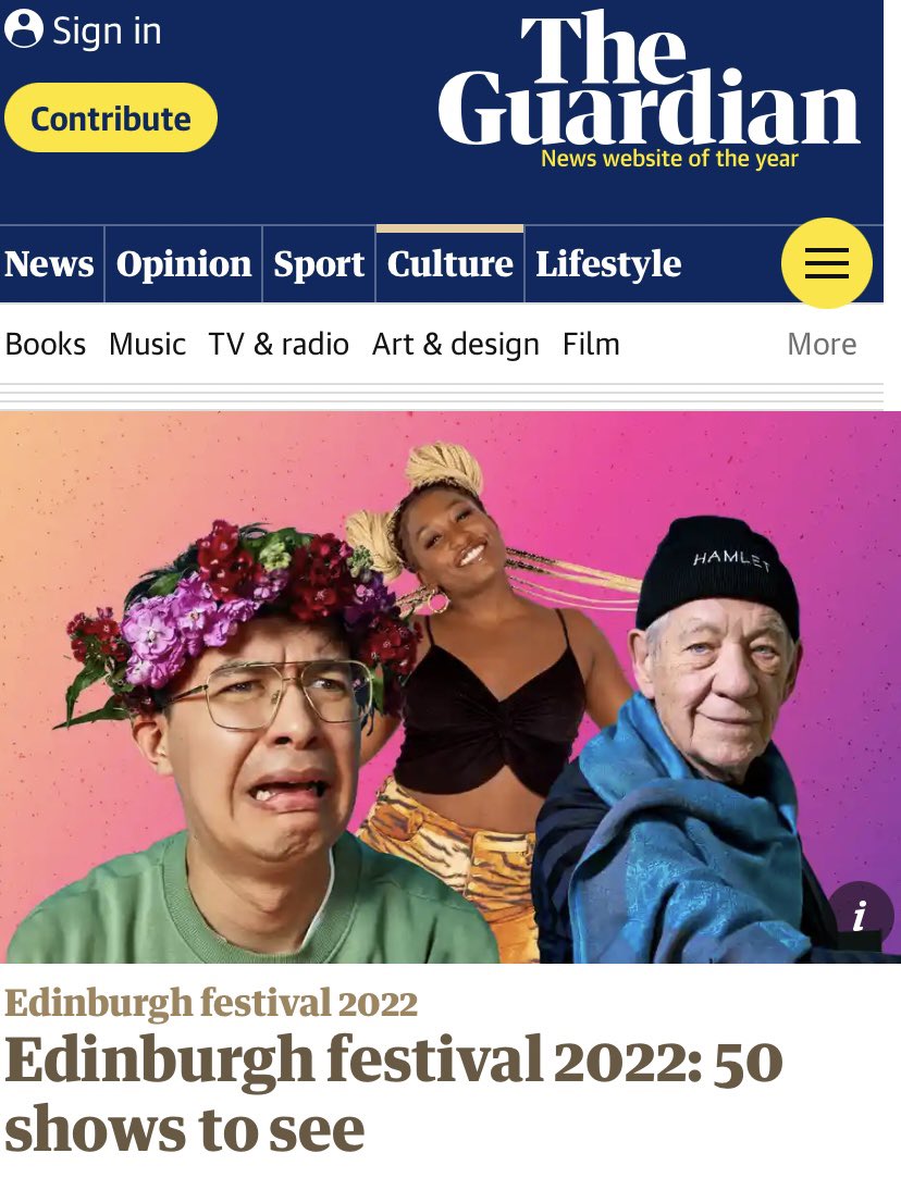 JuliaMasli's tweet photo. OH GOD! My show CHOOSH! 
In @guardian ! 

❄️❄️❄️❄️❄️❄️❄️❄️❄️❄️❄️❄️
Big love to dramaturg @LaSiddons 
and @JonnyWoolley on sound design
And producers @ImpatientUK ✨
@ace_national 

Hurry to get your tickets in my bio now we may sell out by this miracle 😨💙 https://t.co/h4bF89dT1q
