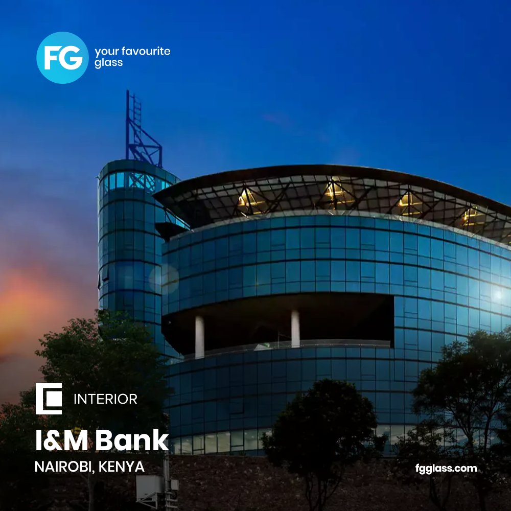 FGGlassInd's tweet image. I&M Bank 
I&M Bank's Nairobi head office uses the low-E KT755 single-silver glazing CLIMACOOL PRO-1 from Saint-Gobain.
#fgglass #fgprojects #teamfg #ArchitecturalGlass #Glass #Interior