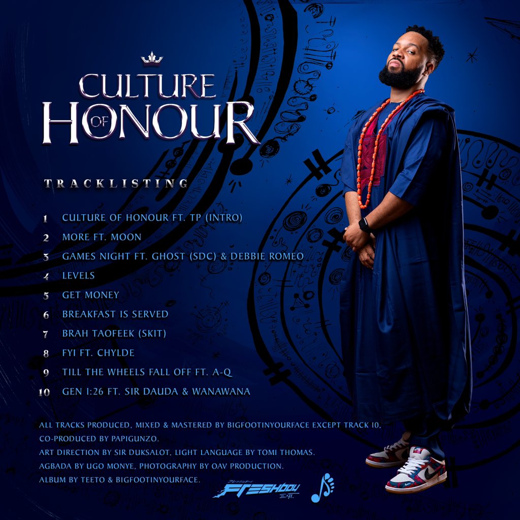 TeetoCeemos's tweet photo. Culture of Honour album with Bigfootinyourface out in stores now! Big ups to everyone who was a part of this!!
Pls share, tap in!! 🥁 🔥 🔊 https://t.co/G1dYNWJU4b https://t.co/whyl7df9xB