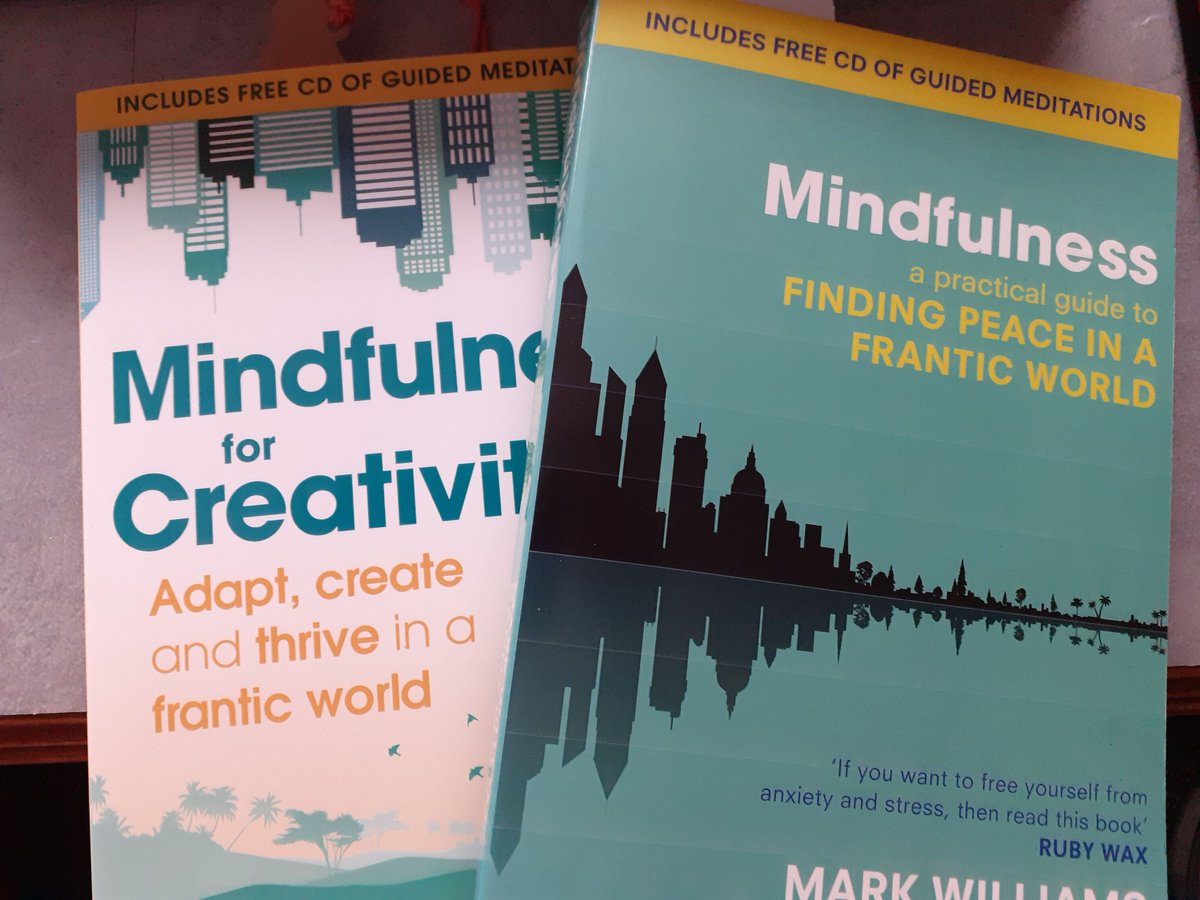 This month I am revisiting 2 of my favourite books on mindfulness and going back to the daily meditations and exercises.   Practising mindfulness gives me the space I need when my head starts getting frazzled and helps me put my thoughts into perspective #selfcare #compassion