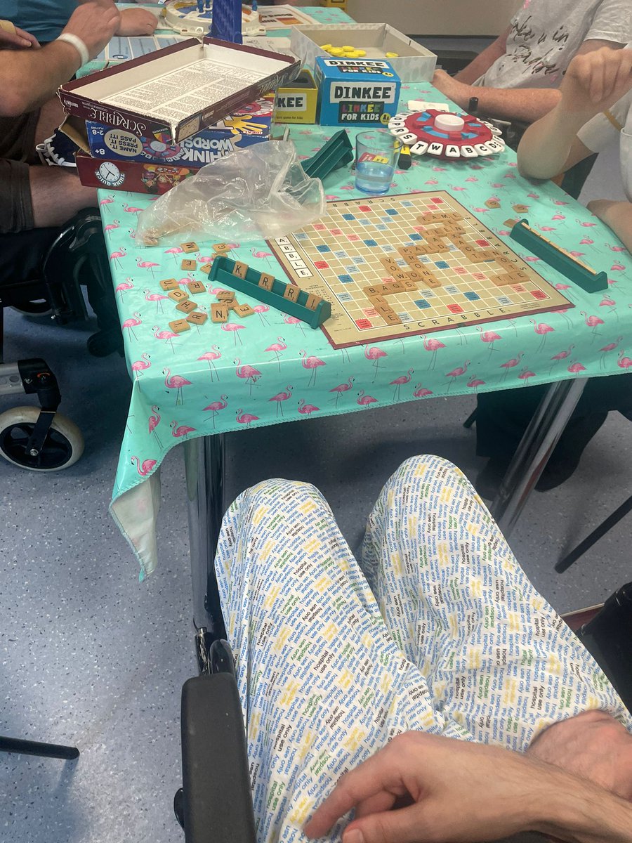 Board game cafe last week on the INRU for Aphasia awareness! Big thanks to <a href="/MorrisonsMCR/">Morrisonspiccadilly</a> for kindly donating treats ☺️ #aphasia #mdt <a href="/Sakhina_SLT/">Sakhina_SLT</a>