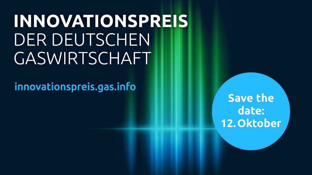 💡 Energie neu denken und effizienter zu nutzen ist wichtiger denn je: Der diesjährige #Innovationspreis der deutschen #Gaswirtschaft steht unter dem Motto #ReInventingEnergy. Die 12 Nominierten Projekte stehen nun fest.
Zur Pressemitteilung➡️bit.ly/3RdX55D