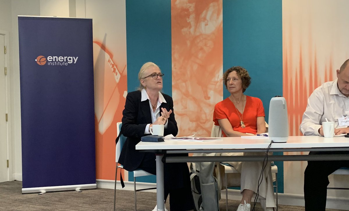 EnergyInstitute's tweet photo. Laura Sandys CBE FEI highlights the need for demand to be central to industry’s planning and to understand consumers needs better, using the example that the energy sector typically puts consumers into 1 of 6 categories, compared to Amazon’s 160,000 archetypes #PoweringNetZero https://t.co/D0tAISws1F