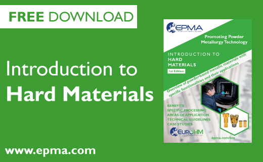 Download our newest #PowderMetallurgy publication - Introduction to #HardMaterials for free! Explore HM materials, functionalities and applications, alongside real case studies supplied by the EPMA Community: epma.com/epma-free-publ…