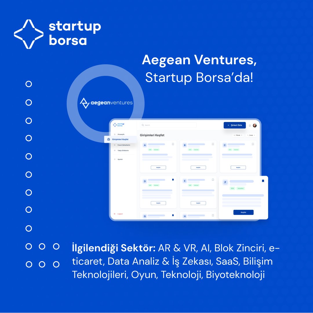 Startup Borsa tweet media