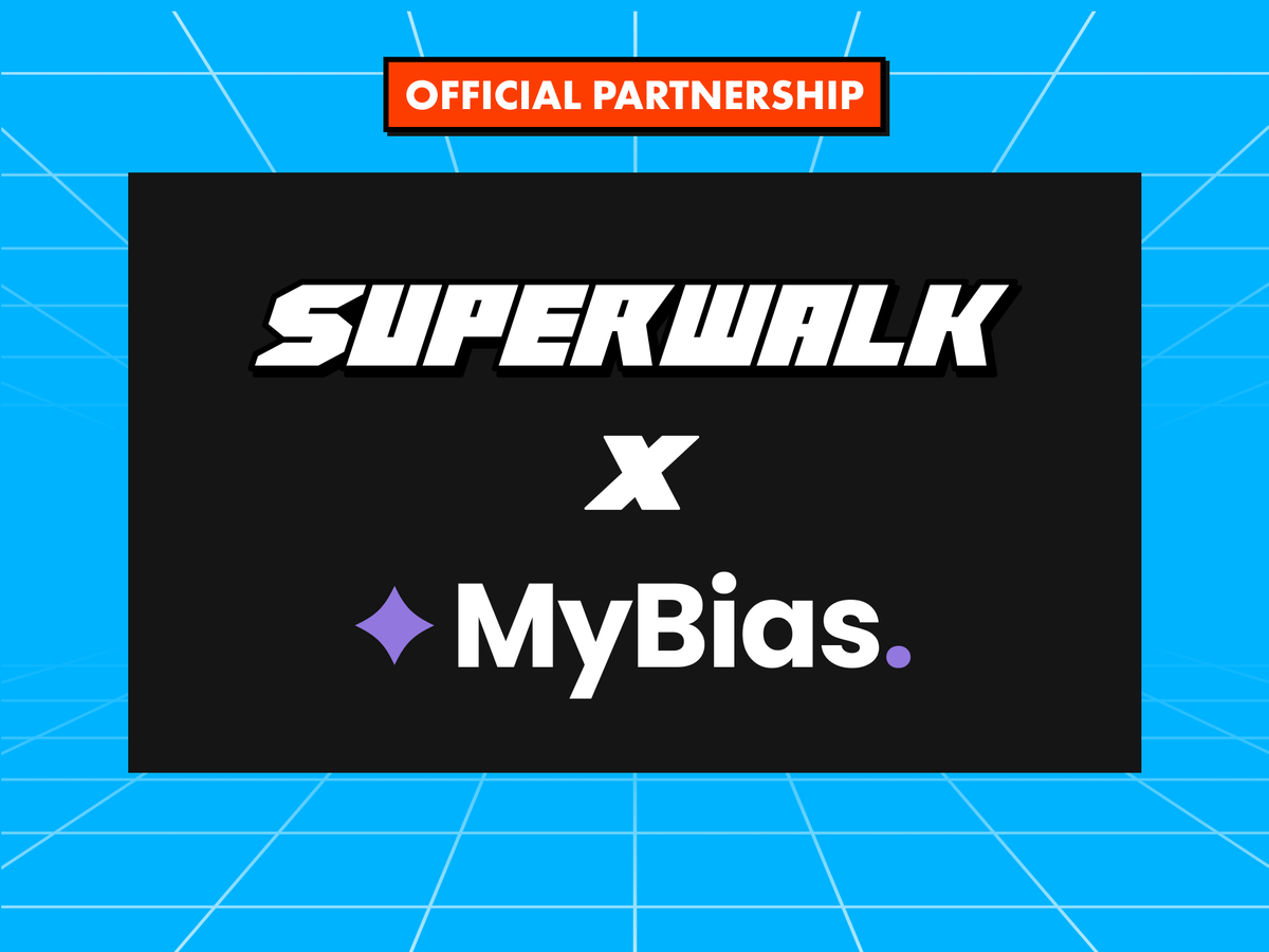 SuperWalk_'s tweet photo. We are excited to announce a partnership with Mybias.

Mybias is a 'social NFT platform' where creators and fans communicate.
At Mybias, users who purchase social NFTs can receive a story feed directly from NFT artists in the fan community, or even online and offline meetings. https://t.co/OAm6es4oWG