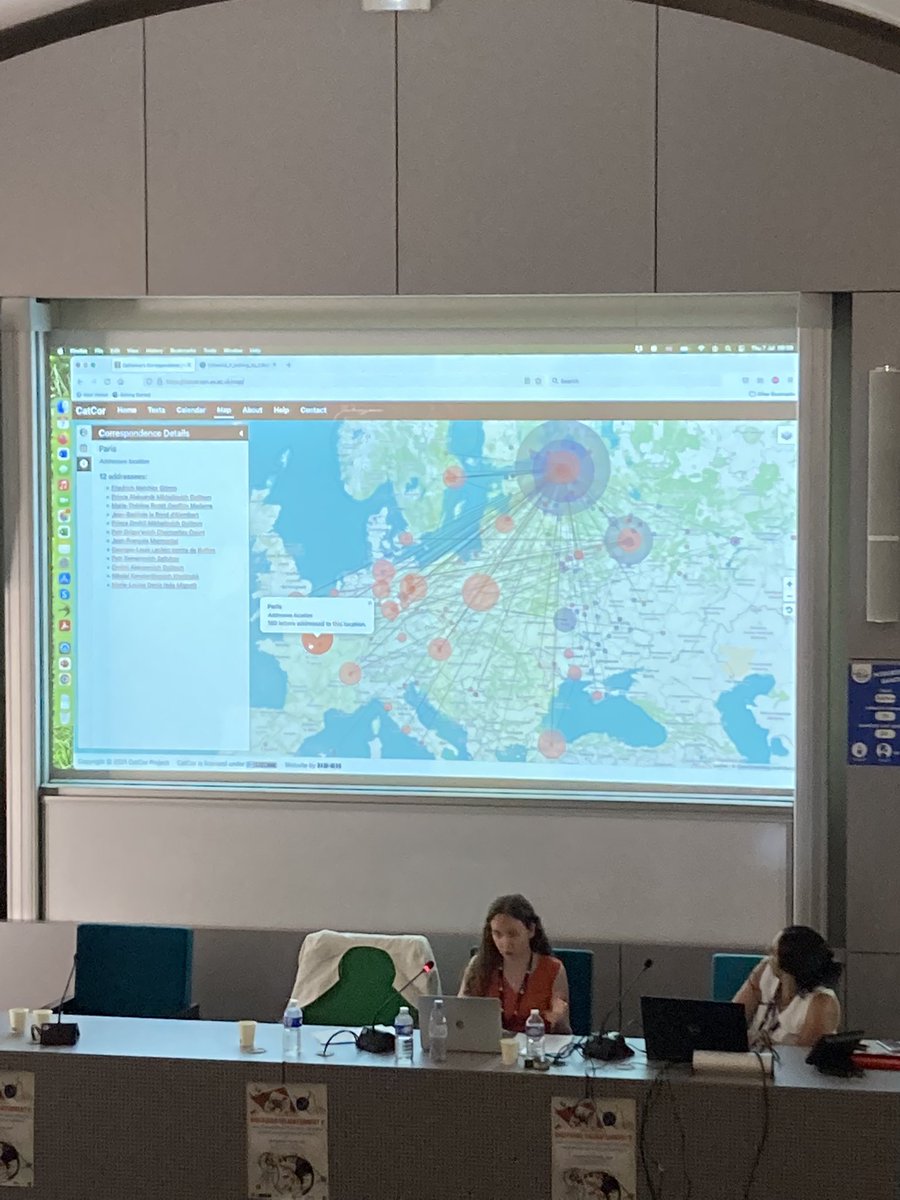 glennhroe's tweet photo. Day 2 of Digitizing Enlightenment V - Catherine the Great’s correspondance network… #digitizingenlightenment https://t.co/DfOUrL2teY
