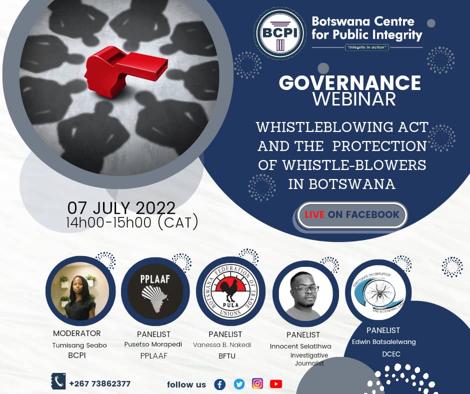 BW_Integrity's tweet photo. Join the Conversation Live on our Facebook page! 

#AccountabilityMatters
#TransparencyMatters 
#IntegrityMatters 
#WhistleblowerProctection 
#BCPI https://t.co/omjwqFDwQx