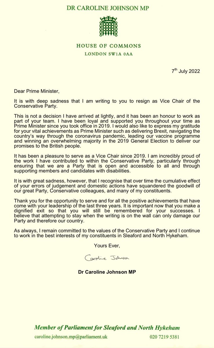 Dr Caroline Johnson MP tweet media