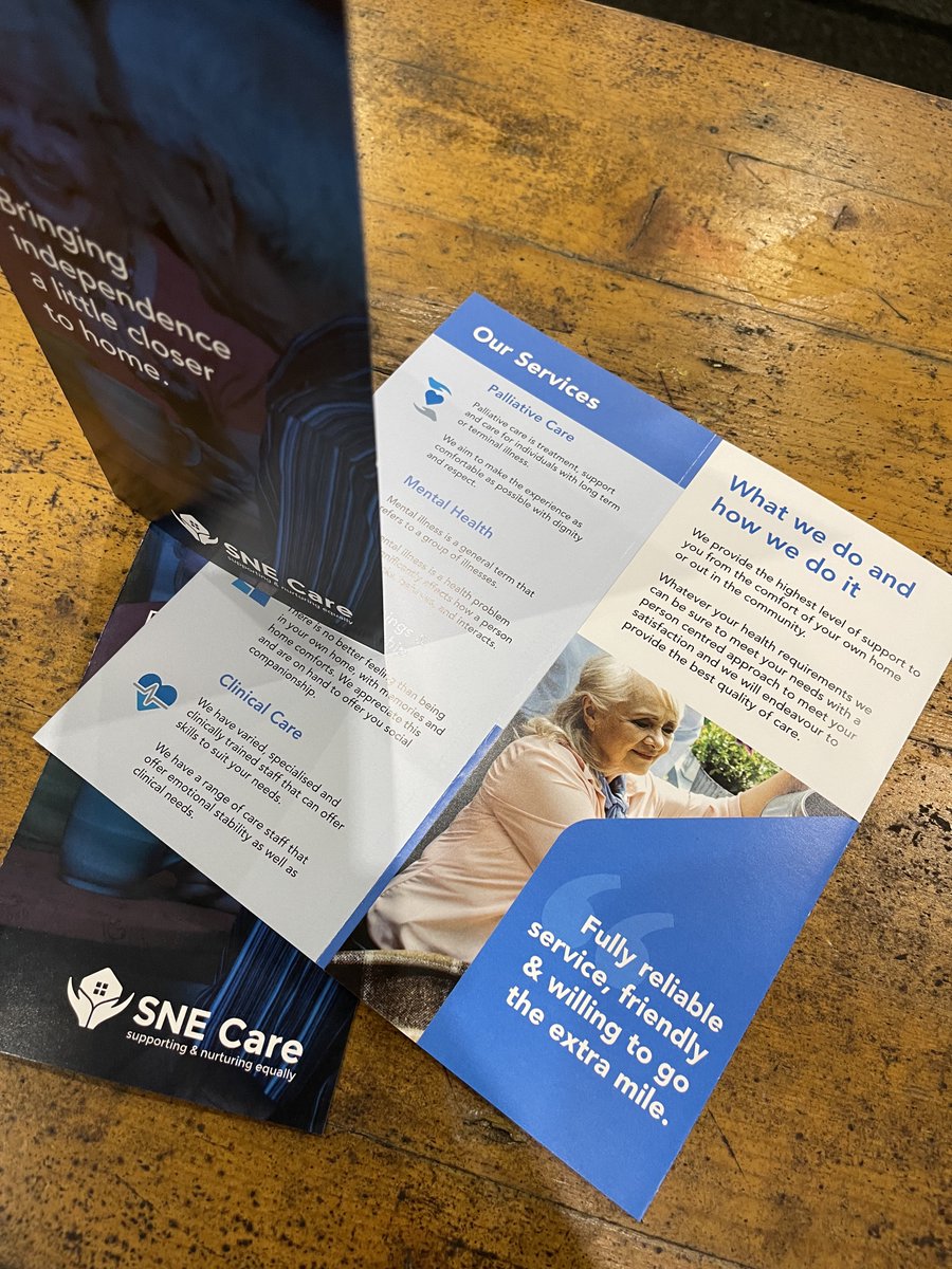 printingmbro's tweet photo. We love printing pop up banners &amp; leaflets! 🖨️ Just printed these for SNE Care of Middlesbrough. If you have an event to promote or are keen to get your message out to new customers, drop us a line, or call 01642 804535 #printersinmiddlesbrough  #redcarprinting #leafletprinting https://t.co/q5FctCofI5