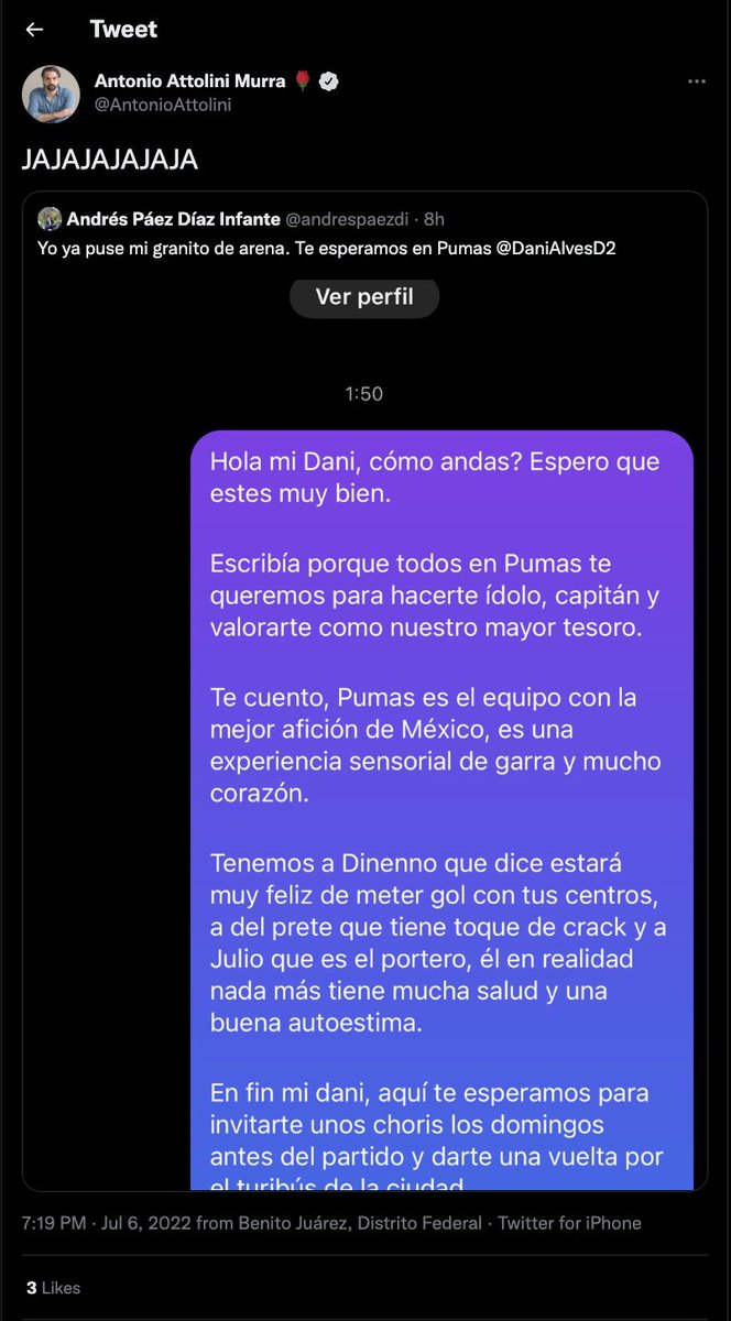 HumillAttolini's tweet image. Nunca deja de sorprenderme el nivel de p3nd3jadas que le dan risa a Antontio.