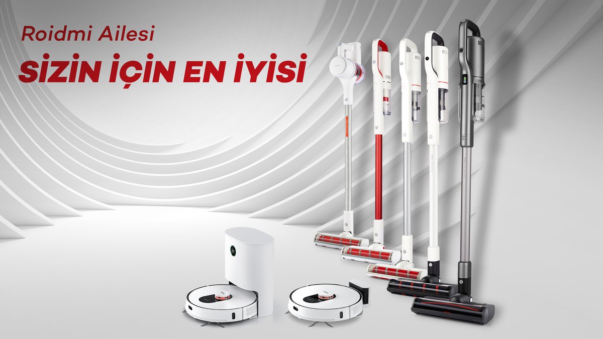 Roidmi Ailesinin tasarım ve teknoloji harikası
ürünleriyle temizlik yapmak sizin için en iyisi. Ev işlerini
parmağınızda oynatarak kendinize daha fazla vakit
ayırabilmek.
Hayat buna değmez mi?

roidmi.com.tr

#Roidmi #RoidmiAilesi #YeniNesilSüpürge
#AkıllıSüpürge