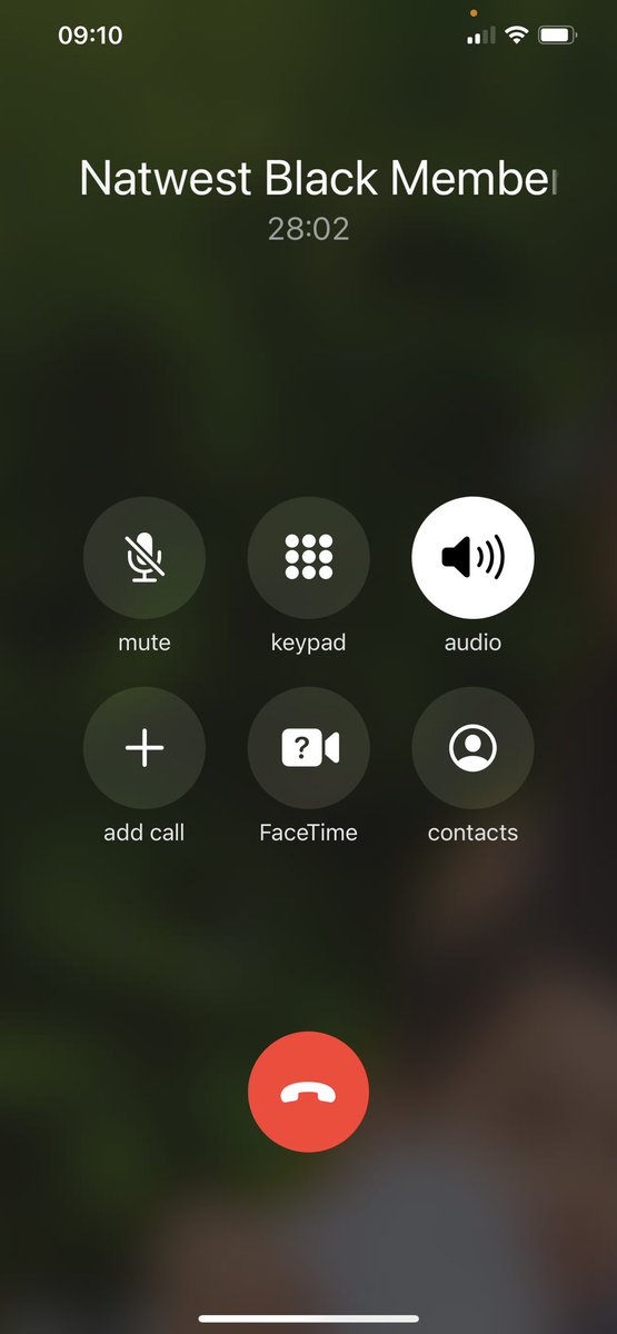 Maj897's tweet photo. @NatWestGroup @NatWest_Help 28 min holding and still holding !! Not #natwestblack nor exactly #Natwestpremierbanking service is it? https://t.co/zGyUFFZTob