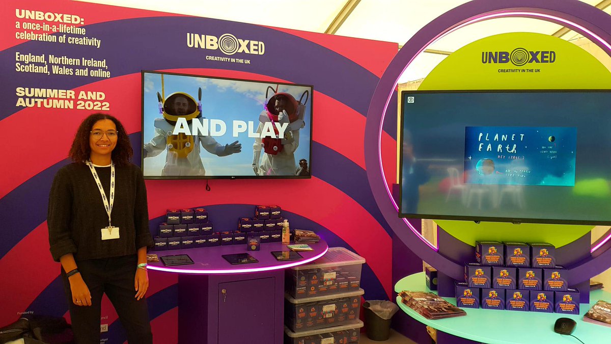 unboxed2022's tweet photo. The UNBOXED Learning Programme team is all set up ready to greet 3,000 educators at the Festival of Education. @EducationFest
#EducationFest #UNBOXEDLearning #Creativity #STEM #RealWorldLearning https://t.co/Yx4N6GoVyi