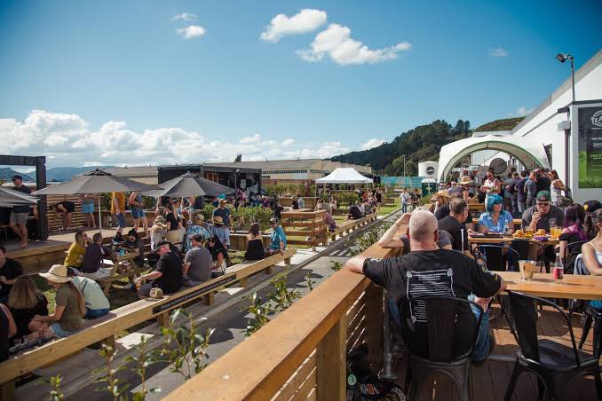 We can spot that mullet, uh, we mean, that legend Phil from a mile away! Awesome to see the ever-growing #Brewtown win the Vibrant Gold category at tonight’s Wellington #GoldAwards! 
#lovethehutt