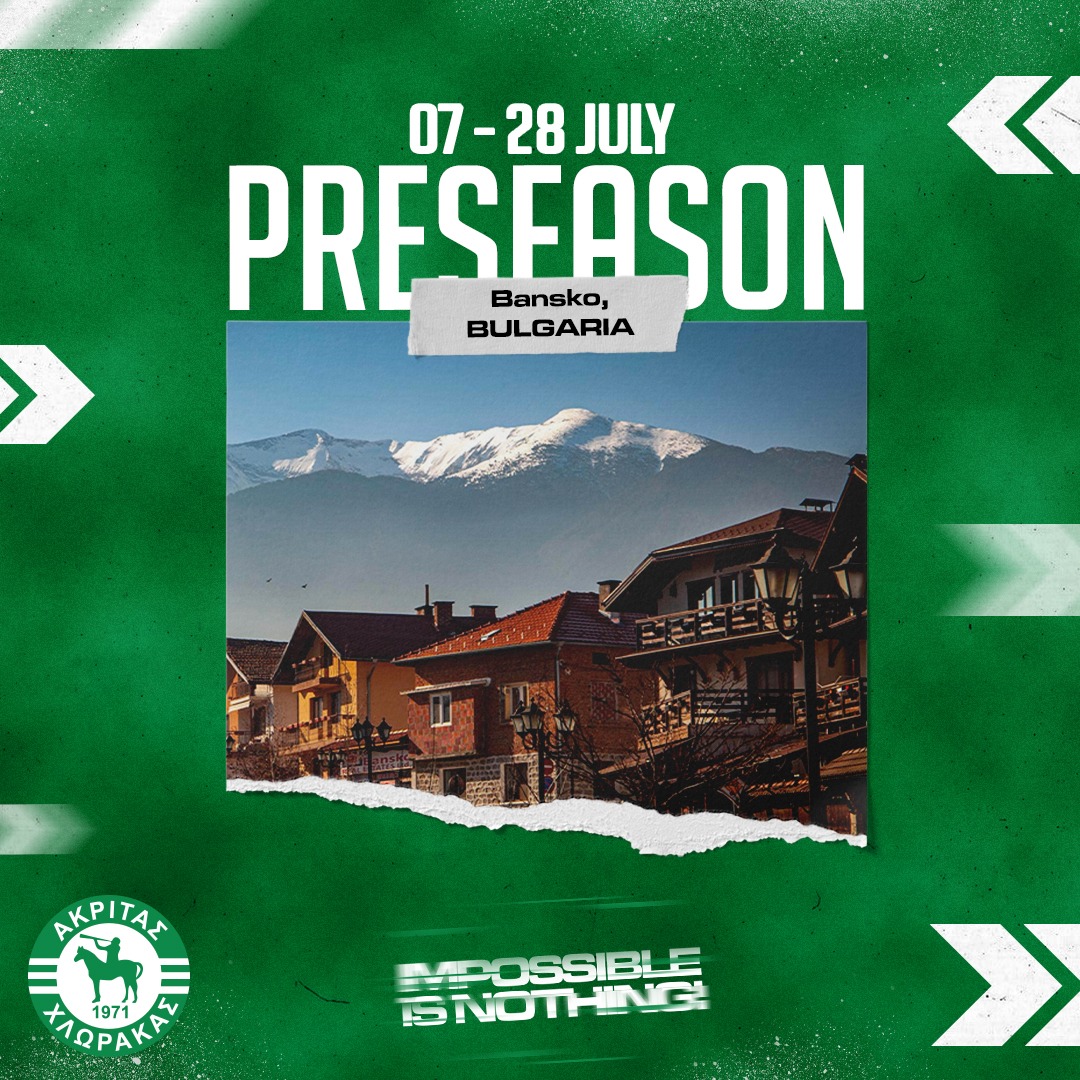 ✈️ The preparation camp for the new season officially starts today! A new historical season that Akritas Chlorakas will br competing in the first division of Cypriot championship!

#akritaschlorakas #impossibleisnothing #newseason2022_23