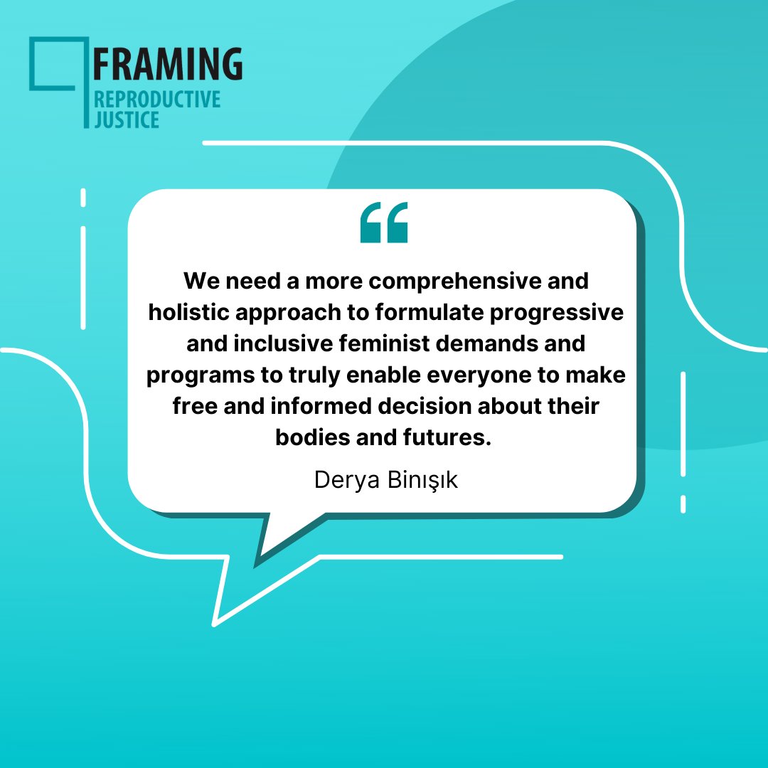 boell_gender's tweet photo. 🗨️ Derya Binışık, Advisor from @gwi_boell on the closing event of the online discussion series #ReframingReproduction 🙋‍♀️

#ReproductiveJustice enables us to ask all these complex questions that arise when we regard reproduction, not as an individual but as a collective topic! https://t.co/luUmF50W86