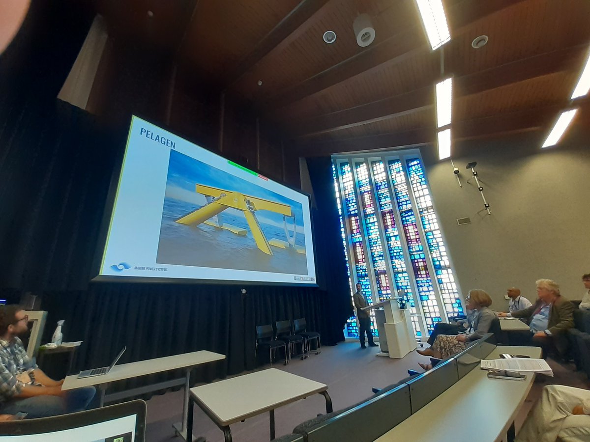 Jon Chapman (MPS) delivering a fascinating keynote to the Wave Energy session at PRIMaRE 2022. <a href="/primareuk/">PRIMaRE</a>