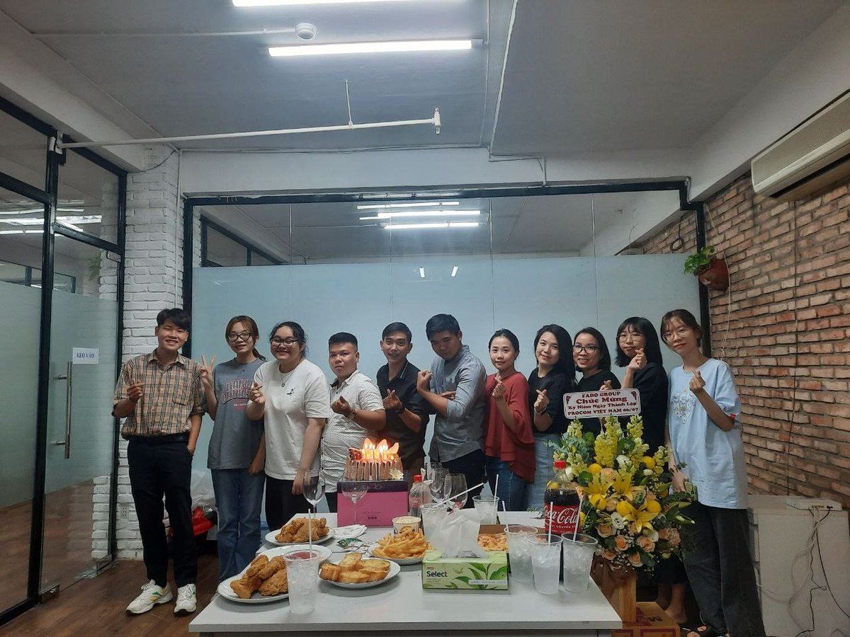 FadoGlobal's tweet photo. FADO GROUP chúc mừng Kỷ niệm ngày thành lập PROCOM VIỆT NAM ngày 06/07. Chúc cho PROCOM ngày càng phát triển thịnh vượng, tiếp tục những bước đi vững chắc trong chặng đường phía trước và tự tin khẳng định thương hiệu uy tín. https://t.co/6tgj4sy2Ze