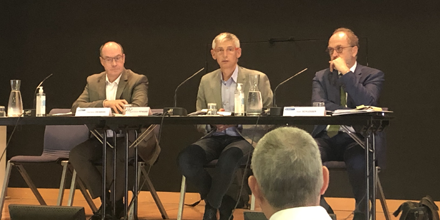 ccipdl's tweet photo. Début de l’AG estivale de la CCI Pays de la Loire. Merci à la @CCI49 pour son accueil et à nos collègues qui interviendront tout au long de la matinée : @pascal_ranchoux, @acecile_bernard, @annab_michel. https://t.co/QKjXPUh4iB