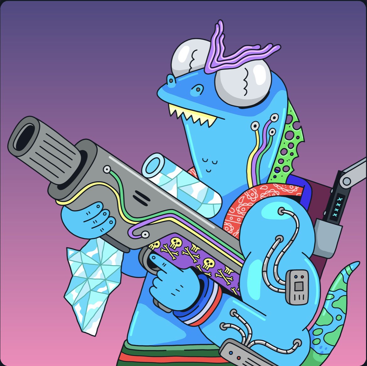 sleeeqy's tweet photo. My two babies are done gearing up for @CBCreepz Mega Rebrand🦎IYKYK👀 #IDLizard #CreepzStrongerTogether #StillSleeponCreepz? https://t.co/SMBlRLSYto