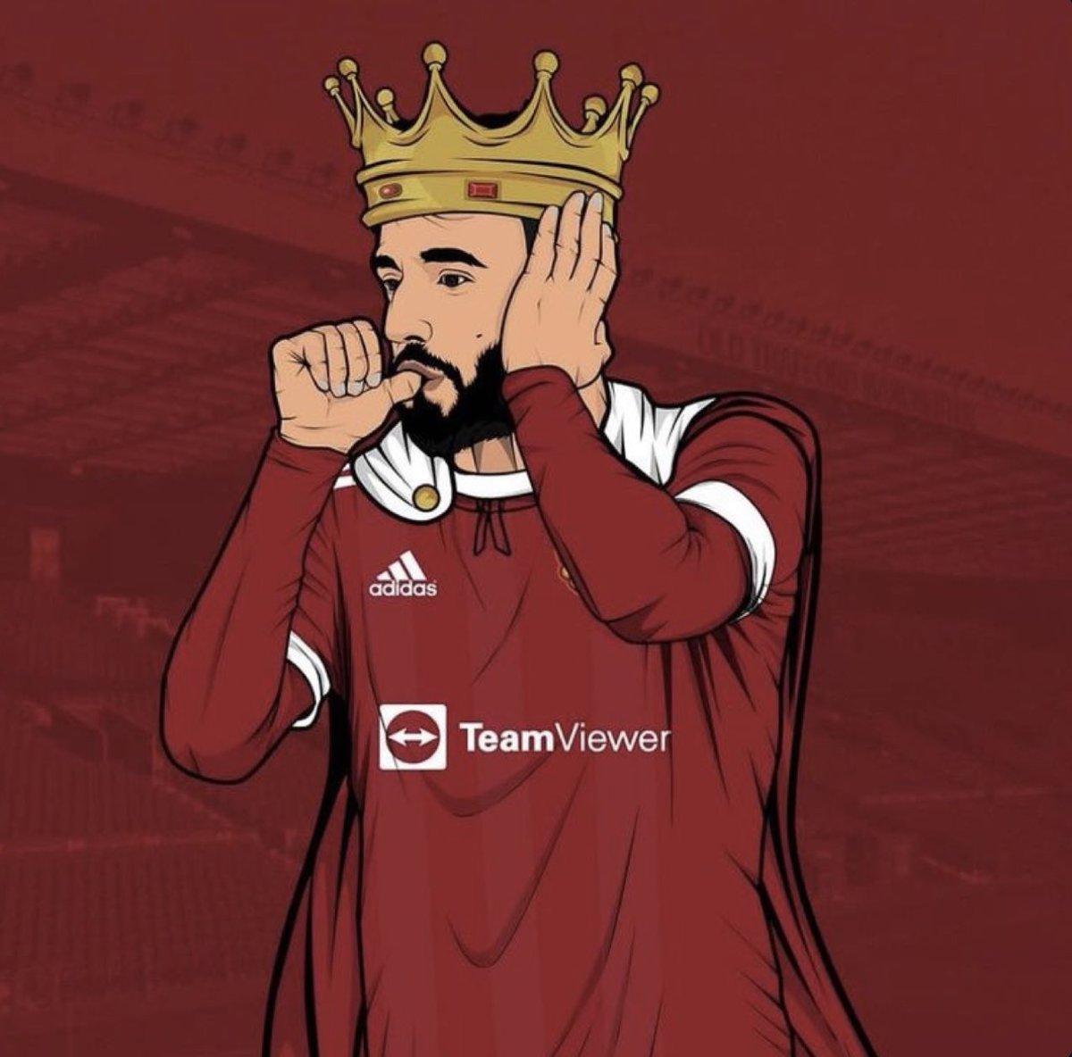 BlessedUtd's tweet photo. Day 158 of tweeting until I get Bruno Fernandes signed Shirt,Our Portuguese magnifico!!!! 🇵🇹🎩

@B_Fernandes8 is my favourite player &amp; I think it would be unreal to have his signed shirt 👕🔴, so let's give this a go!🇵🇹 @ManUtd @_Nick 

#MUFC #ManUtd #brunofernandes https://t.co/37yiknkPDX