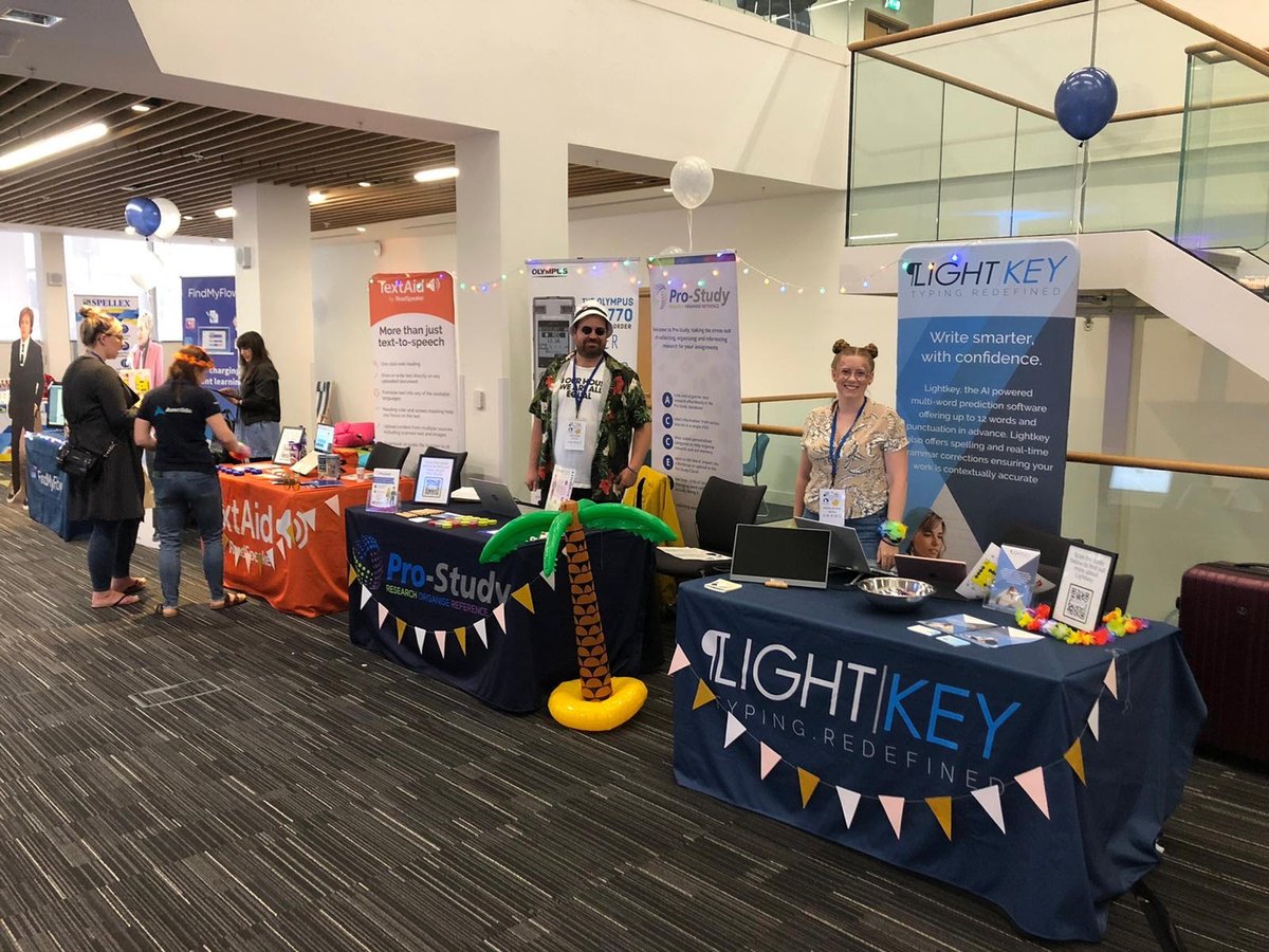 We're all set up and ready to go for #GettingATReady festival! Drop by and see us to learn more about <a href="/ReadSpeaker/">ReadSpeaker</a> TextAid, <a href="/ProStudyUK/">Pro-AT Group</a>, <a href="/Lightkey_io/">Lightkey</a>, <a href="/TeamFindMyFlow/">FindMyFlow</a>, and <a href="/Olympus_Corp/">Olympus</a>. 
#AssistiveTech 

<a href="/sightandsoundt/">Sight and Sound Tech</a>