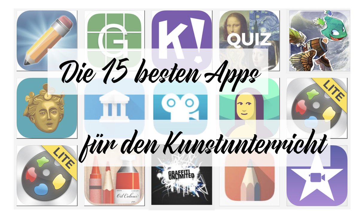 FelzmannThomas's tweet photo. Das iPad bietet für den Kunstunterricht unzählige brauchbare und meistens sogar kostenlose Apps! Ich habe hier die 15 besten Apps für den Kunstunterricht zusammengefasst!

#twlz

https://t.co/XwQNPzuF6o https://t.co/PnCKBk9KrJ