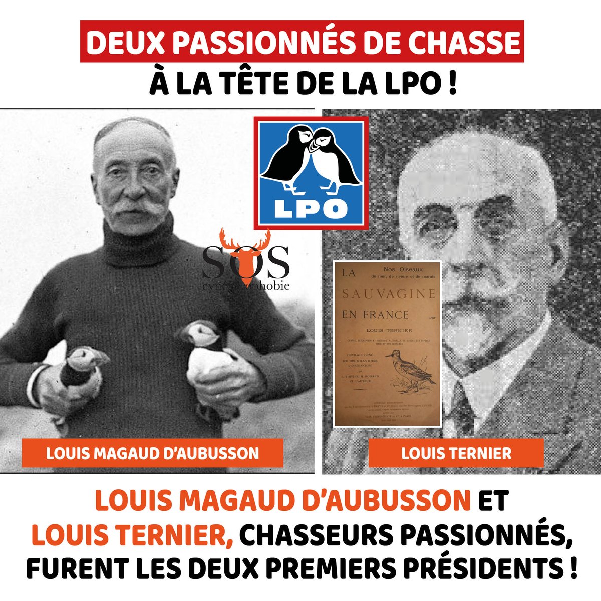 defendonschasse's tweet photo. L’un était passionné de fauconnerie, l’autre était passionné de gibier d’eau ! Les deux premiers Présidents de la #LPO étaient des #chasseurs avant tout. N’en déplaise aux membres actuels et à Allain Bougrain-Dubourg ! Si vous êtes là aujourd’hui, c’est grâce à des chasseurs ! ✊ https://t.co/FaatKQWWb5
