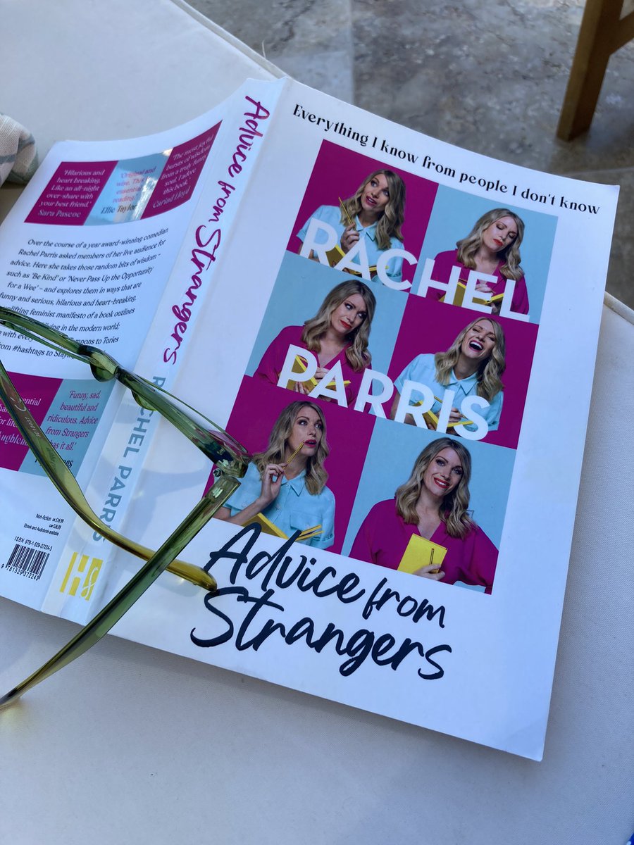 A reminder of all the insights and life lessons enjoying reading ‘Advice from Strangers’ just onto p168 and fortune teller <a href="/rachelparris/">Rachel Parris</a> predicted #bojogone 🎉🎉🎉👏👏👏perfect timing ❤️