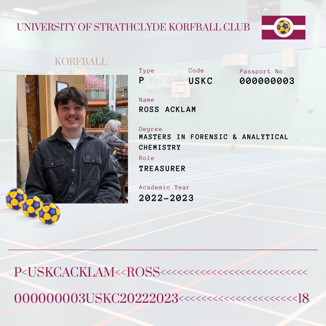 StrathUniKorf's tweet photo. ๐INTRODUCING OUR COMMITTEE FOR 2022/2023๐
Excited to be welcoming Ross Acklam back in our committee again this year as our Treasurer!! :)))
#korfball #webleedmaroon #strathletes #newcommittee #korfmittee #letsgo https://t.co/At4QHrZE1B