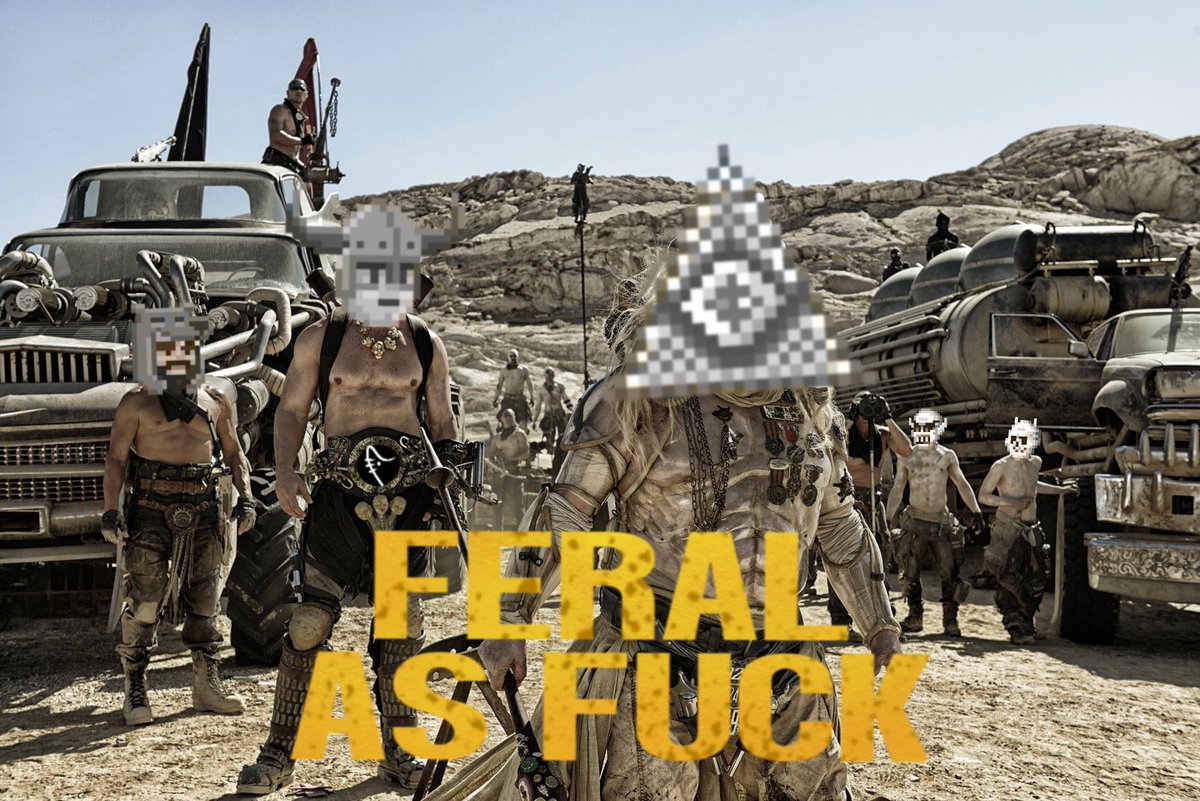 ☠️Feral As Fuck☠️ 
<a href="/djbnft/">Be As Le Y</a> 
@FeralUntamed 
@forgottenrunes