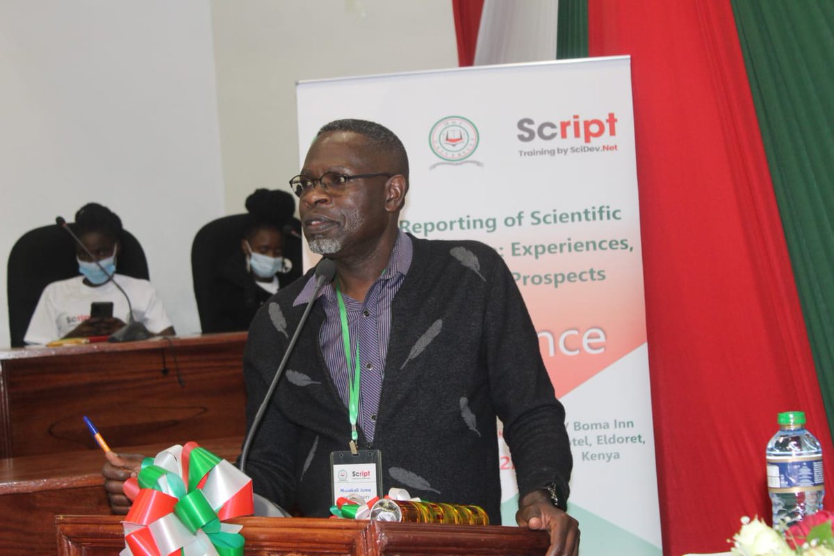 zelda_bett's tweet photo. Science Journalism conference on media reporting of scientific research in Africa...
@MoiUniTv
@Mawathe
@musakalijuma
#ScienceJournalismConferenceMoi https://t.co/2Yeh259T9H