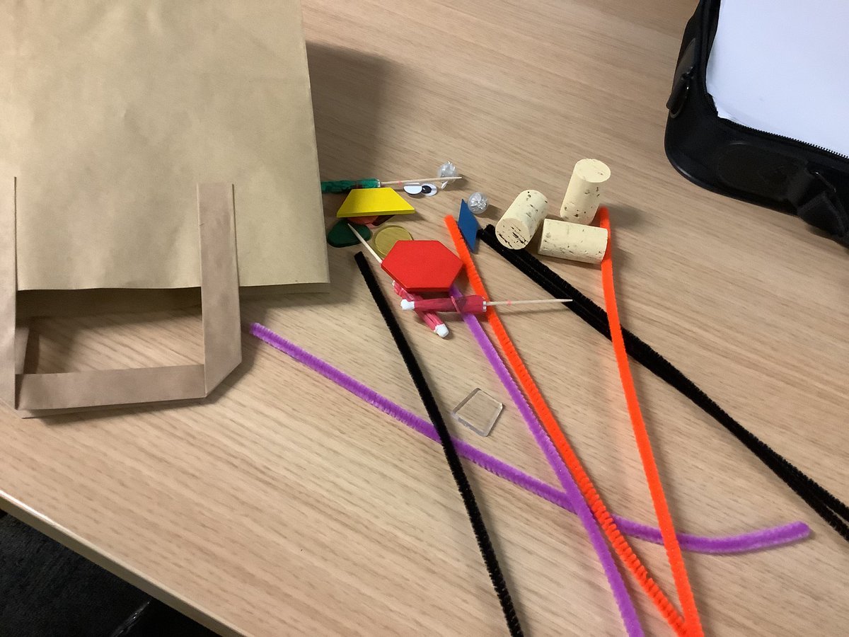 Second day at #playlearn202122 starts with a bag of delight. What to build for the museum of the future?