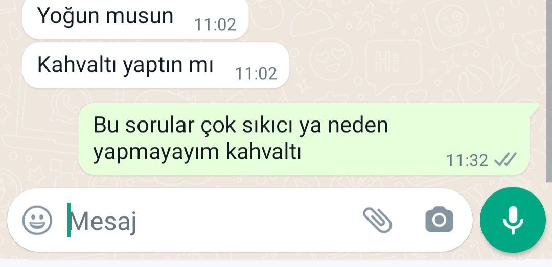 Bu erkeklerin hepsi mi dangalak olur?? ne yapcan yapmadıysam menemen mi yapıcan Allahın kekosu