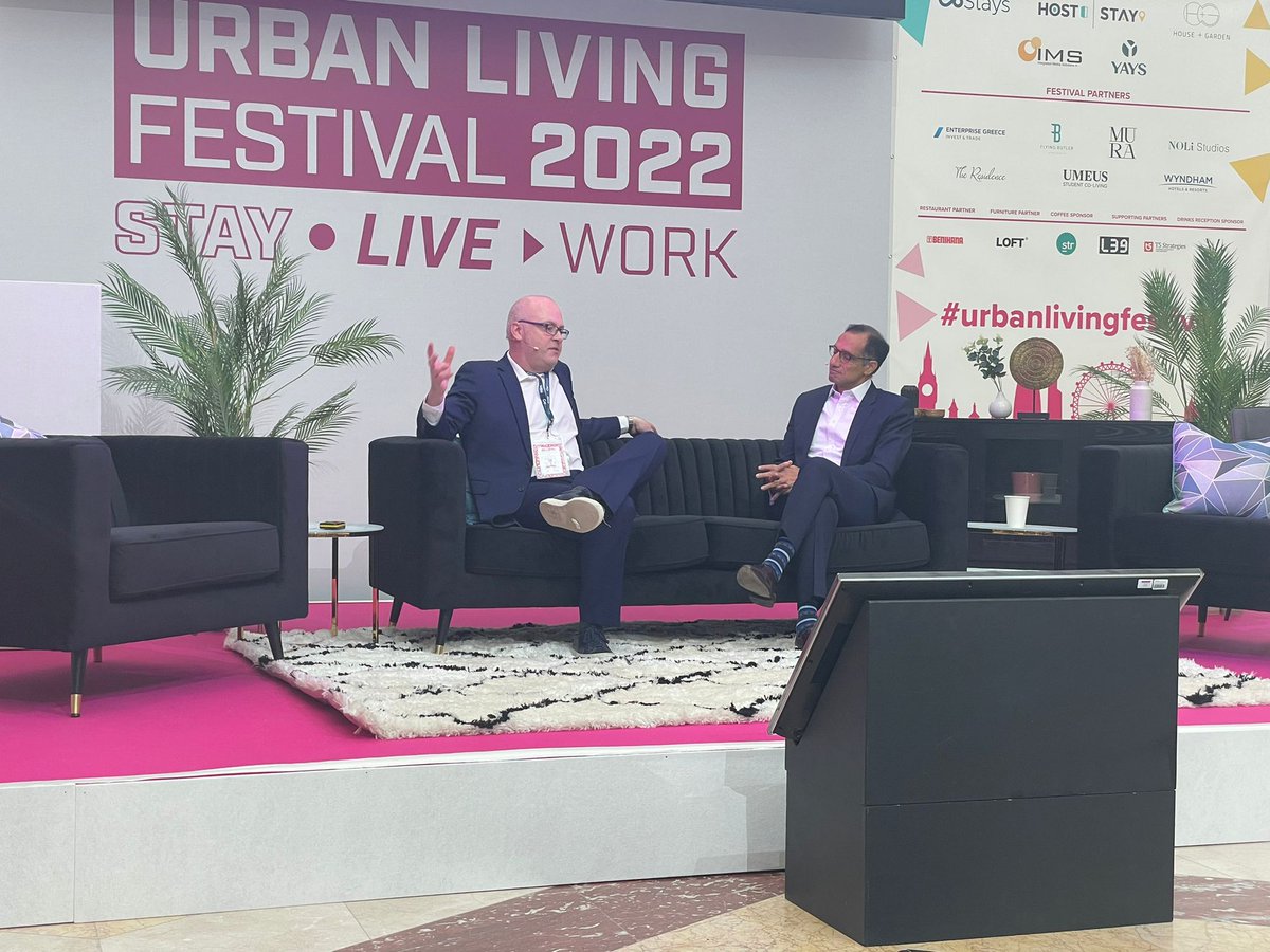 And we are live! #urbanlivingfestival day 2 in the beautiful eastwintergarden venue in @CanaryWharfGrp - as their CEO Shobi Khan delivers his keynote speech to open the day.
