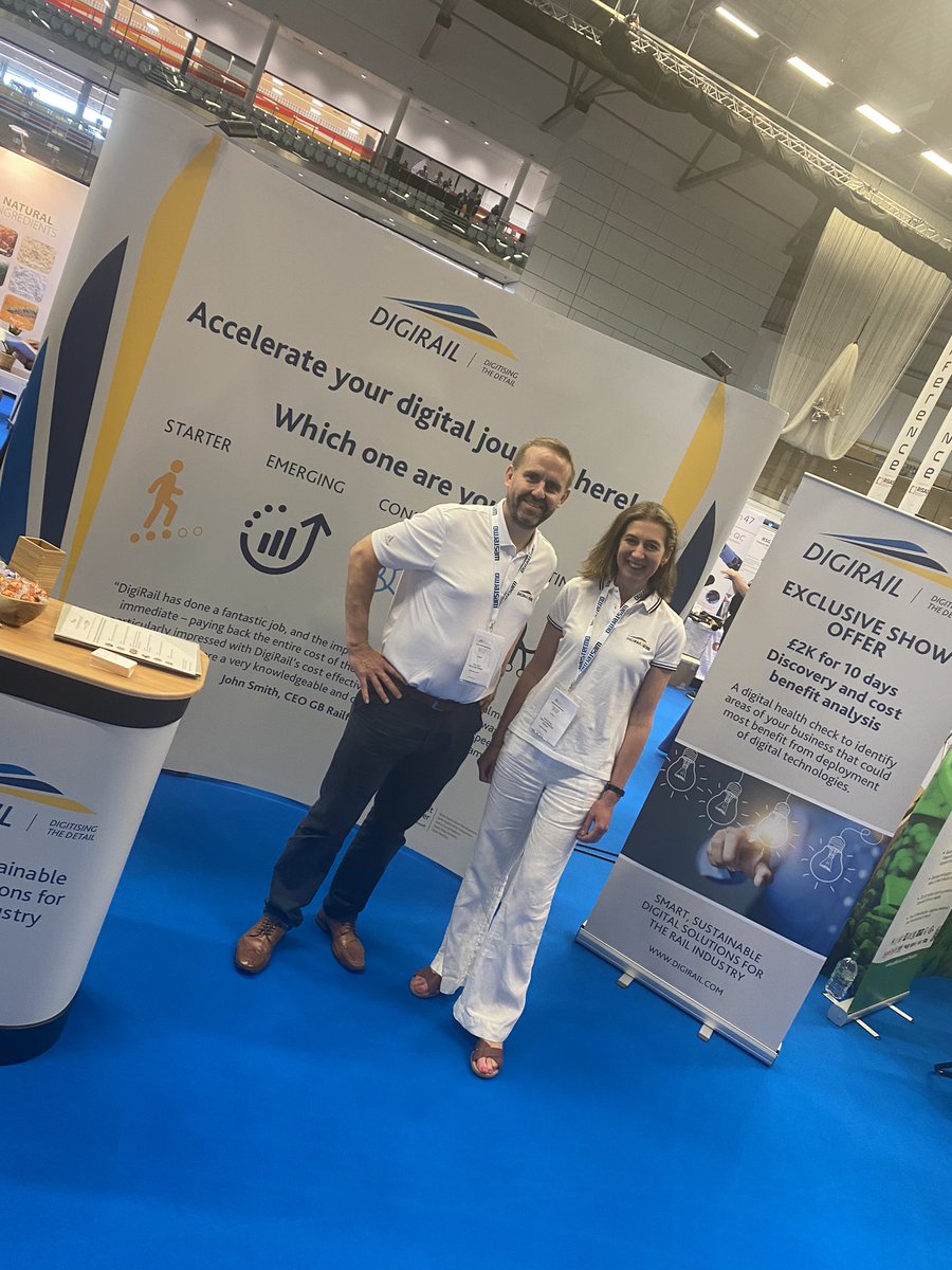 All set! Come and meet us on stand E9 at Rolling Stock Networking  <a href="/RSNevents/">RSN Events</a> #innovation #rail #technology #Derby