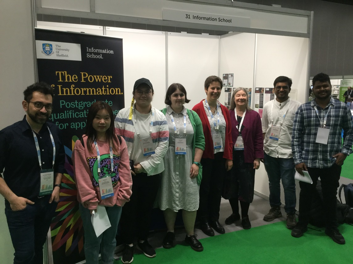 Meet the iSchool team at stand 31 #cilipconf22 @sheilayoshikawa @ovus00 @raioactivemyth @yoga_mayo @bethrsd