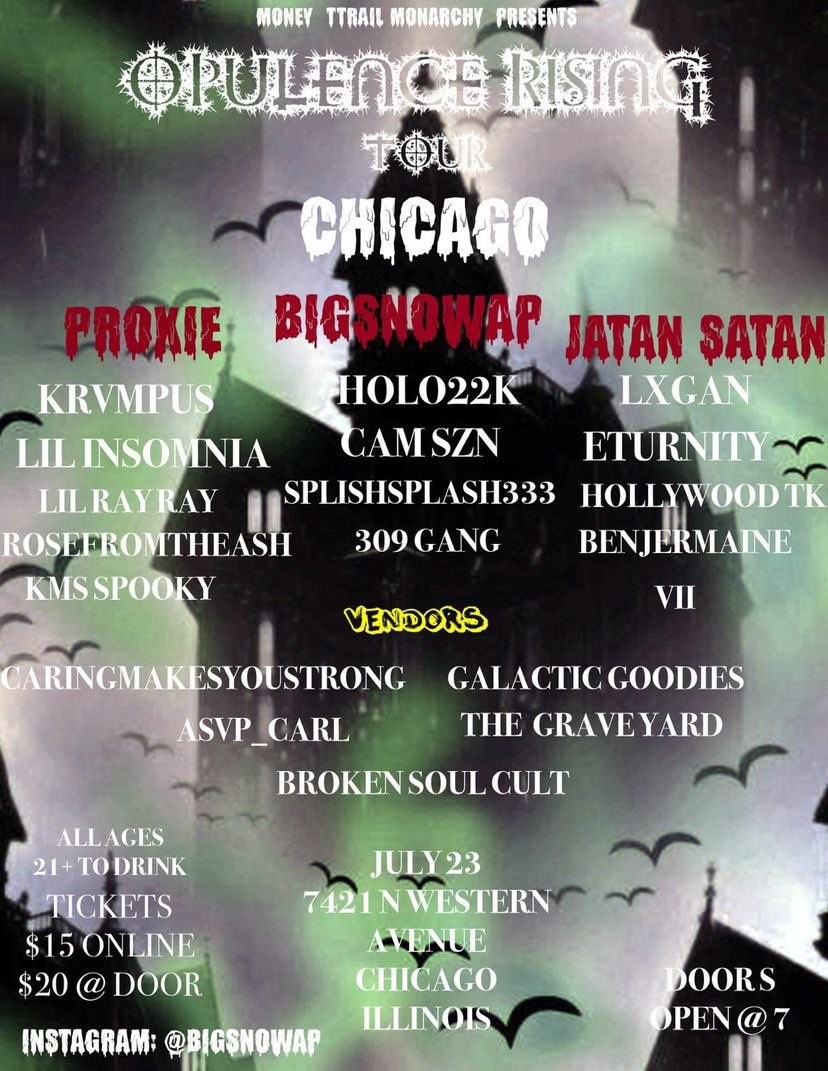 SplashMane's tweet photo. Performing in a couple weeks in Chicago ⛓👁⛓☠️⛓ #333splash https://t.co/KA1p9mERGi