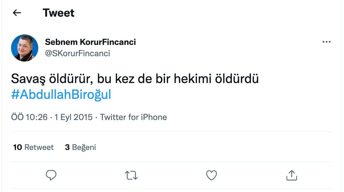 PKK öldürdüğünde 'Savaş Öldürür', bir güvenlik çalışanı annesinin ölümünden sorumlu tuttuğu bir doktoru öldürdüğünde 'Ölümlerin sorumlusu Fahrettin Koca' dır. 

Doktor önlüğü giymiş ne kadar örgütçü varsa sağlık sektöründen temizlenmeli.