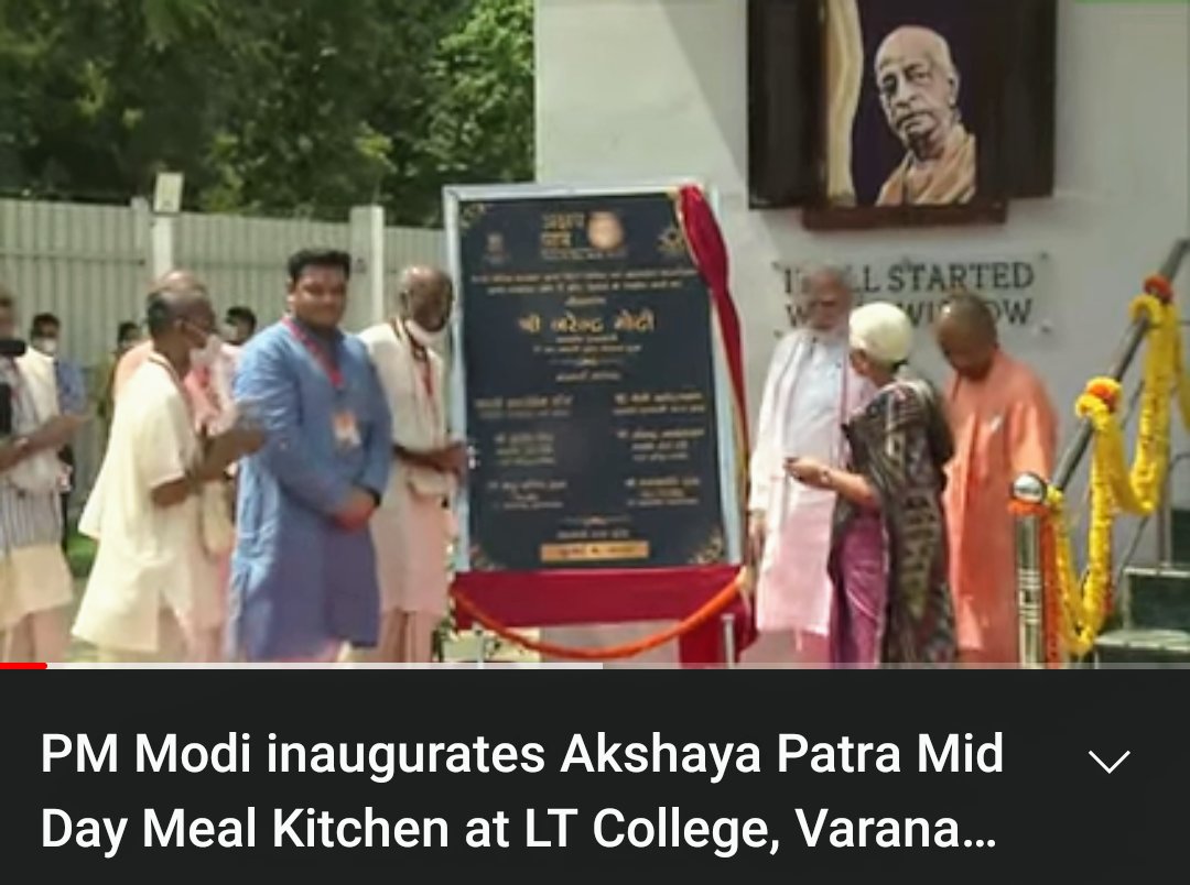 nrajabpcl's tweet photo. @Ashtalakshmi8 @sureshseshadri1 @ArunDeshpande20 @SoniaGurnani19 @narendramodi @PMOIndia @incredibleindia @Dr_MR_Satapathy @dhaval8456 @Richa_Anand73 @lakshmianand96 @meenakshisharan @HeritageCitizen @chitranayal09 @Pankaj_NaMo @JoyKarmaker75 @Stuti8220 @tmmenon @anilp68 @VasaviNarayanan @0mNam0 @DEVV_1979 @Padmaavathee @drmonika_langeh @swetamishraa @savitha_rao @DocAritraHindu @RohiniShah73 @sunitpanna @sbk1963 @67irr @shytigress @BhavikPrit @keveeyes @arvind_joshi @neerangautam @ramapriya1989 @SriBharatMata @DhAnAnjAyParkhe @anandpdwivedi @pratheesh_Hind @raiprakashji @MODIfied_ankit @DDNewslive @p3gh @kvicindia @pallavict @irajulpandya @TheNisargSoni Prodigal Sons NaMoYogiJi return to Kashi with Sewa galore
ModiJi🎀@AkshayaPatra's largest in North🇮🇳kitchen capable of Satwik #Annadaan to 1 lakh children in 3 hour delighting #MaaAnnapurna
PM Poshan Shakthi Nirman for body &amp; Aatma!
https://t.co/ETLRWQNkTB
https://t.co/C0DDZyciZ9 https://t.co/cKV5avcIUc