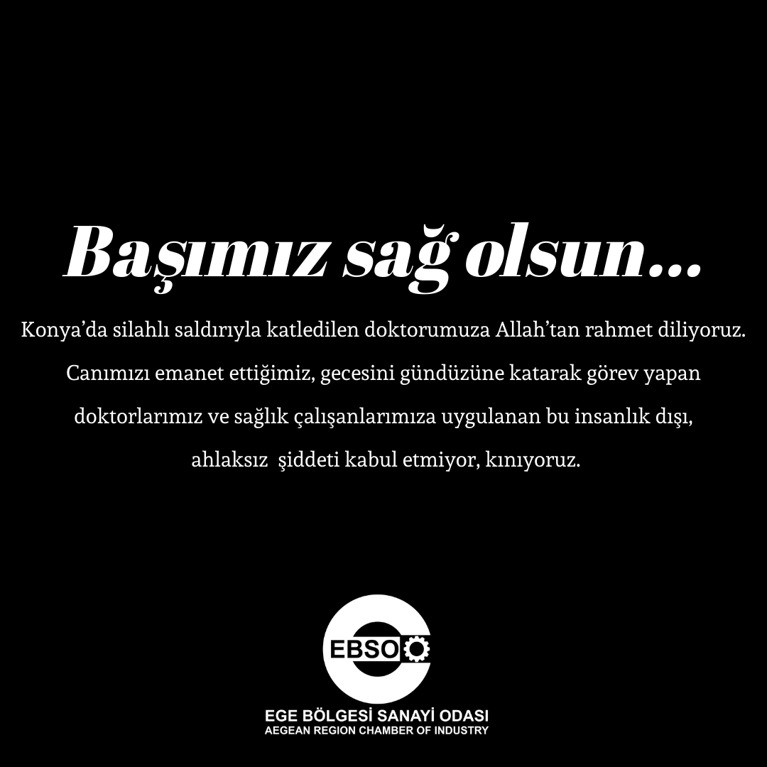 Başımız sağ olsun...